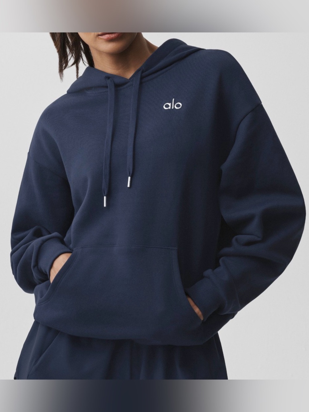 ALO Yoga Accolade Hoodie- Navy/ Size Medium
